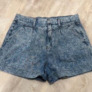 American Eagle Outfitters Acid Wash Jean Shorts